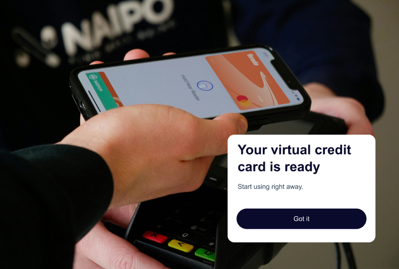 Use your virtual card